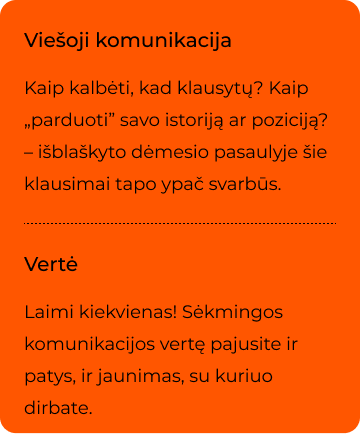 Viešoji komunikacija 2